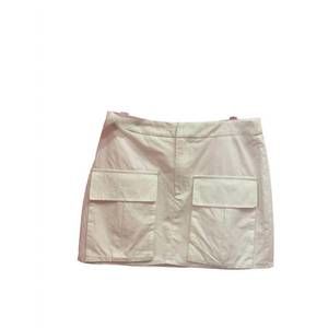 NEW NEEDII women's cargo mini skirt in off white